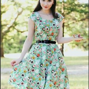 Retrolicious 50's Style Dress Tea Party XL VLV EUC